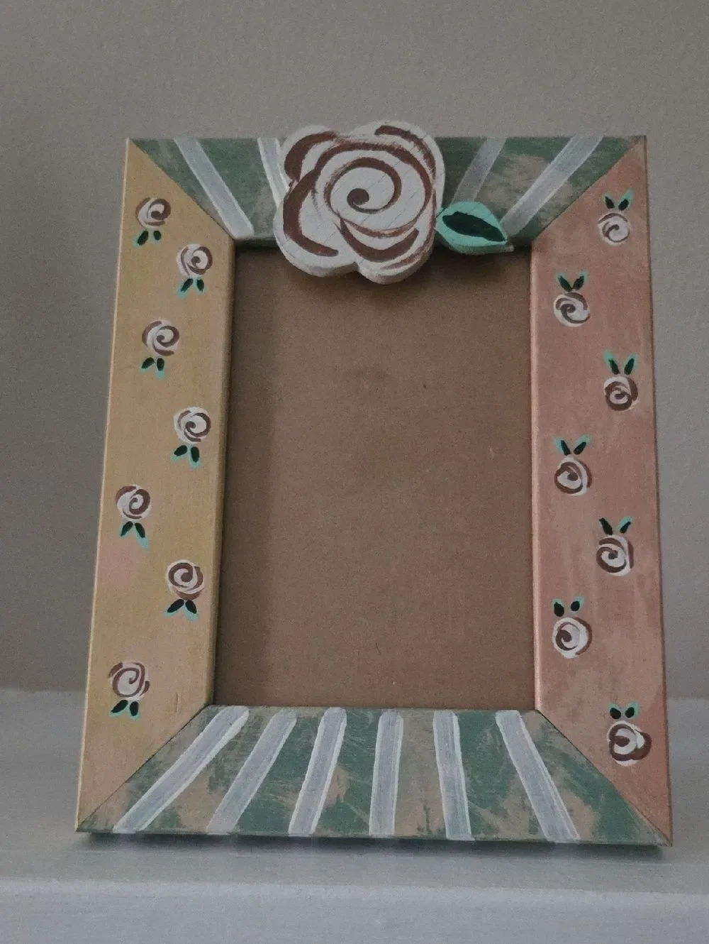 Anita Rosenberg Vintage Handpainted Photo Frame